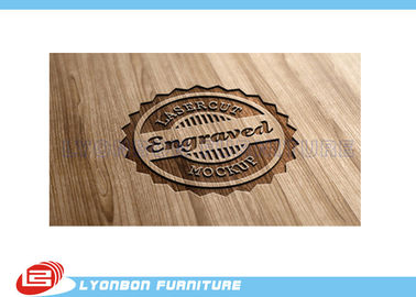 نمایشگر چوب مقاوم در برابر چوب CNC حکاکی لوگو / علامت برچسب چوب برای نمایشگاه